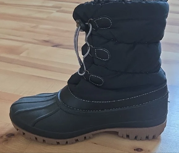 🖤 Women's Black Snowden Boots - Picture 3 of 6